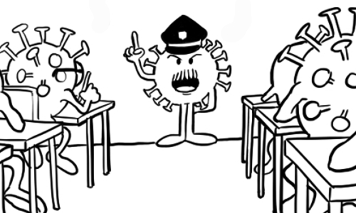 banner escola corona